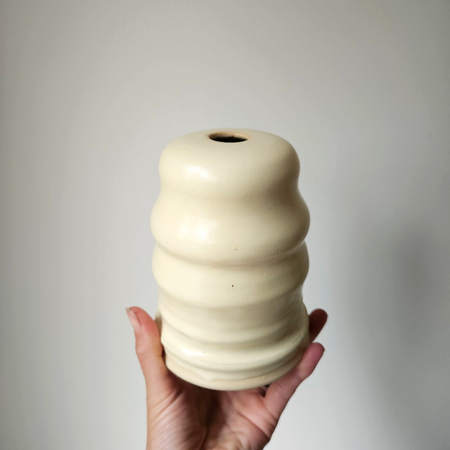 Arrangement in Local, Handmade Ceramic Vase