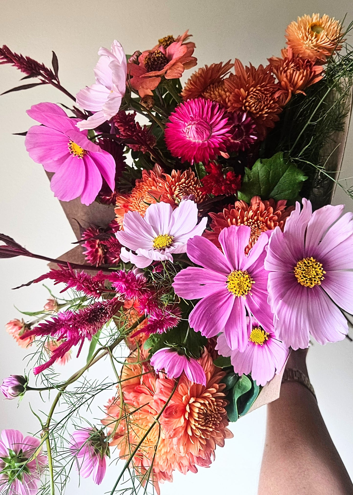 Custom Wrapped Bouquet + Delivery